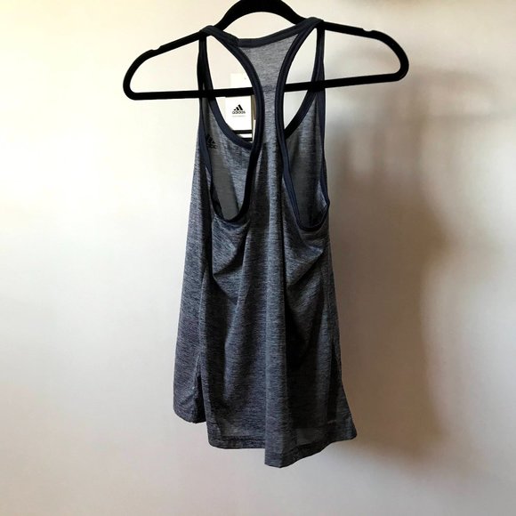 Adidas Climalite Blue Gradient Racerback Tank - Picture 2 of 3